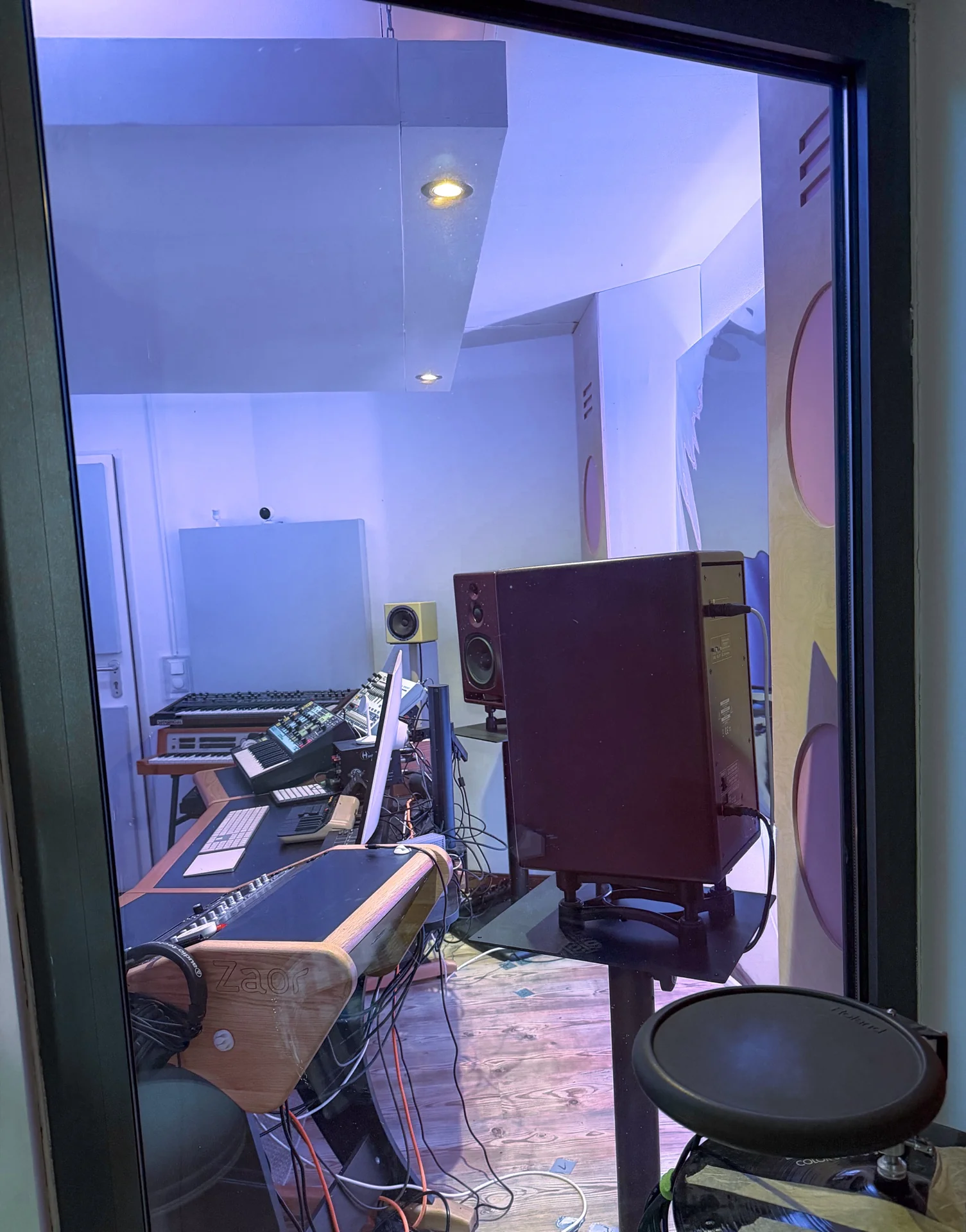 Chrome recording studio at Viktoria Park Studios, Berlin Kreuzberg